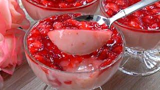 Delicious Dessert in few minutes No oven No Gelatin No Eggs No Flour