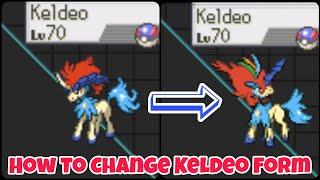 How To Change Keldeo Form Resolute Keldeo In Pokemon Radical Red