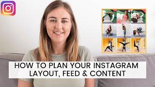 HOW TO PLAN INSTAGRAM LAYOUT FEED & CONTENT Layout design ideas organise & schedule your posts