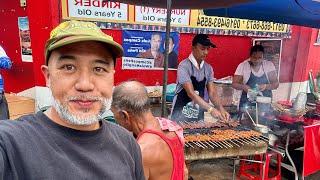 Trying out this Filipino BBQ stall in Makati