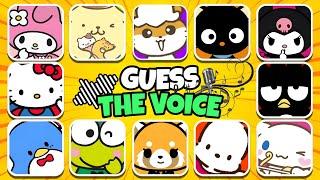 Guess The SANRIO CHARACTERS by the Voice  Hello Kitty Kuromi My Melody Aggretsuko