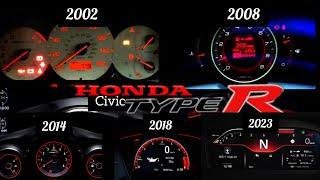 2001-2023 Honda civic Type R acceleration compilation