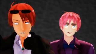 5 AM at 2p hetalia  Hetalia MMD 