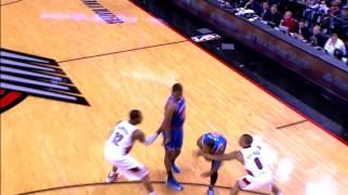 JR Smith Dunk - Knicks @ Blazers 3142013