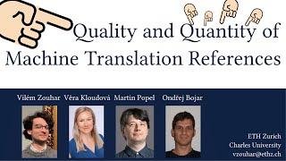 Quality and Quantity of Machine Translation References for Automatic Metrics HumEval 2024