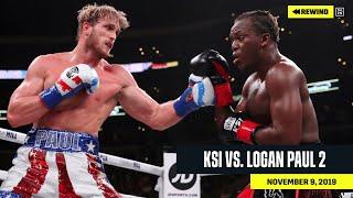 FULL FIGHT  KSI vs. Logan Paul 2 DAZN REWIND