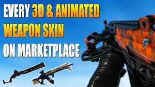 Every 3D & ANIMATED Weapon Skin On R6 MARKETPLACE Y9S1