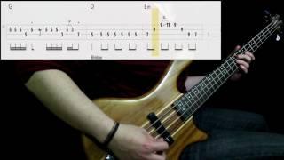 U2 - Sunday Bloody Sunday Bass Cover Play Along Tabs In Video