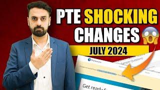 PTE Shocking Updates -JULY 2024  EXAM CHANGES  Vision Language Experts