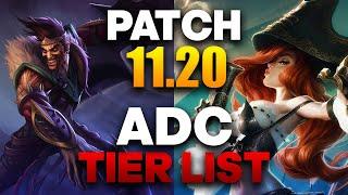 ADC TIER LIST PATCH 11.20 - The Best ADCs & Builds To Climb With