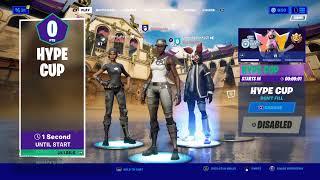 Live fortnite eu hype cup