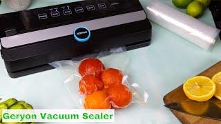 Keep Your Food Fresh With A ‘’GERYON’’ Vacuum Sealer  How to Use it 