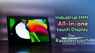 All-in-one touch display 8 or 10.1inch for Raspberry Pi 5 supports Dual 4K HDMI output