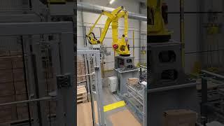 Packaging bags & Palletising boxes  FANUC & Wikpol