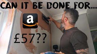 Plastering a wall with BUDGET TOOLS All the  DIY skimming tools for under £57  Amazon Job Lot