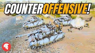 COUNTEROFFENSIVE  Wehrmacht Gameplay  2vs2 Multiplayer  Company of Heroes 3  COH3