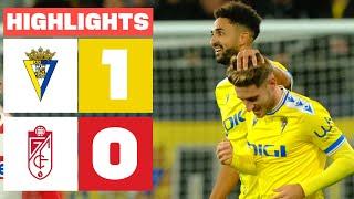 CÁDIZ CF 1 - 0 GRANADA CF  HIGHLIGHTS LALIGA EA SPORTS