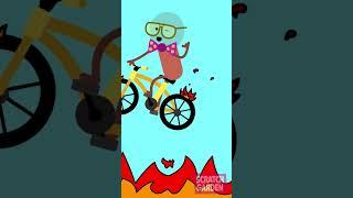 Just biking up the volcano to get me some enchiladas #scratchgardensongs #dontstepinthelava #lava