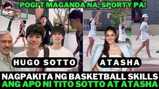 Atasha Muhlach At Hugo Sotto NAGPAKITANG GILAS Sa Paglalaro Ng Basketball  Eat Bulaga TVJ TV5  IK