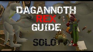 Dagannoth Rex Guide  Solo Low Level and High Level OSRS
