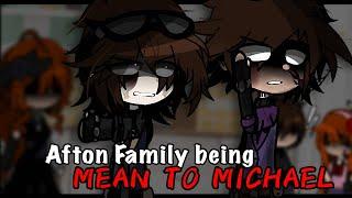Afton Family Being Mean To Michael For 24 Hours  Gacha Club