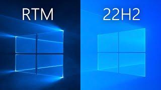 Windows 10 RTM vs 10 22H2