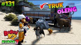 GTA 5 MOD BOBOIBOY SOLAR BAWA SEMUA HEWAN PINDAH PAKAI TRUK OLENG