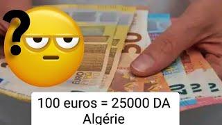 le dinar Algérien seffondre face a leuro 