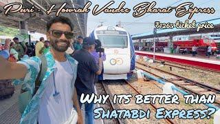 22895 Puri Vande Bharat Express Full Journey * Why it is better than Puri Shatabdi Express *