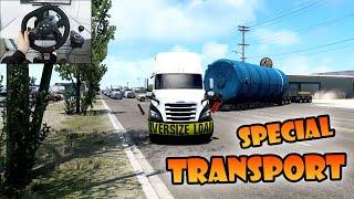 Special transport convoy in Texas new DLC  American Truck Simulator
