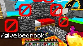 I Secretly Cheated With GIVE in Bedwars...