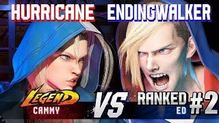 SF6 ▰ HURRICANE Cammy vs ENDINGWALKER #2 Ranked Ed ▰ High Level Gameplay