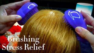 ‘ASMR Soothing Head Massage & Hair Brushing For Stress Relief’