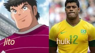 jugadores de captain tsubasa - en la vida real