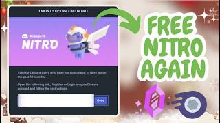 Discord is giving  *Everyone* FREE NITRO AGAIN   NITRO GIVEAWAY IN MY DISCORD SERVER