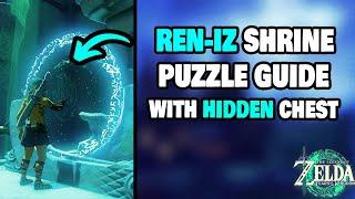 How To Complete The Ren-iz Shrine in Zelda Tears of the Kingdom STEP-BY-STEP