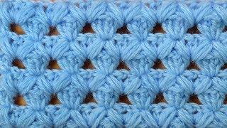 Фантастически красиво Ажурный узор вязания крючком Openwork crochet video pattern  124
