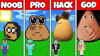 Minecraft Battle NOOB vs PRO vs HACKER vs GOD BOUS REVENGE STATUE HOUSE BUILD CHALLENGE