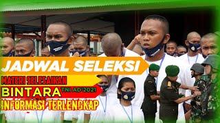 JADWAL SELEKSI PENERIMAAN BINTARA TNI AD 2021  Informasi Rekrutmen TNI AD2021
