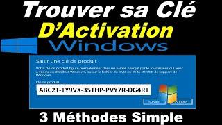 COMMENT TROUVER SA CLÉ DACTIVATION WINDOWS 10