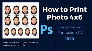 Cetak Foto 4x6 dan 3x4 di Photoshop 2021