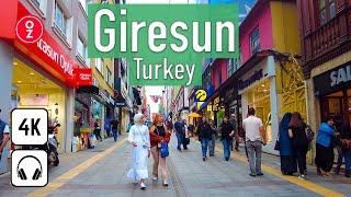 GIRESUN - Türkiye  4K Walking Tour City Center  Travel at the Black Sea