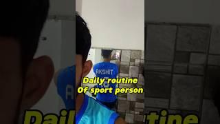 Daily routine of sport person  #viralvideo #minivlog #vlog