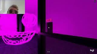 Playing Rooms Low Detailed on Roblox.
