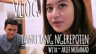 Salshabilla #VLOG TAMU YANG NGEREPOTIN