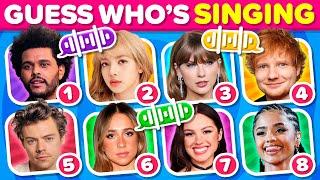 GUESS WHOS SINGING ️ Most Popular Singers & Songs  Music Quiz 2024