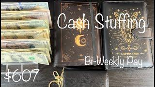 Cash Envelope Stuffing $607 Bi-Weekly Pay  Zero-Based Budget