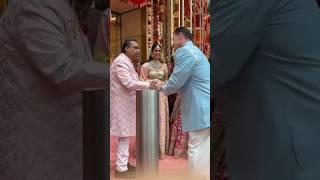 Mukesh Ambani WELCOMES John Cena at Anant Ambani-Radhika Merchants wedding #shorts