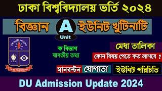 Dhaka University admission Circular 2024.DU  ka unit Admission  Circular 2023-24.DU Admission Apply