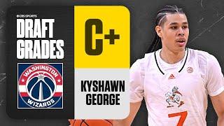 Kyshawn George Selected No. 24 Overall by Washington Wizards  2024 NBA Draft Grades  CBS Sports